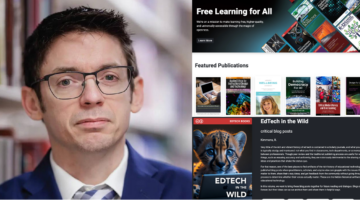 Royce Kimmons with edtechbooks and a sample publication